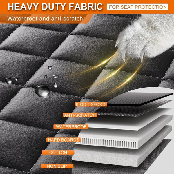 RuffRover 2.0β’ - Hard Bottom Dog Car Seat Protector